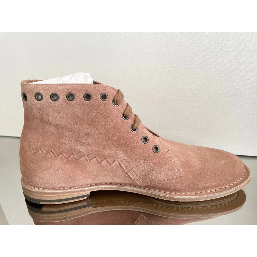 Bottega‎ Veneta Dahlia Brown Suede Ankle Boots 512162 Euro 42